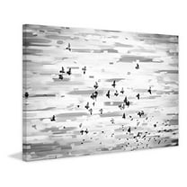 Birds in Flight Painting Print on Wrapped Canvas