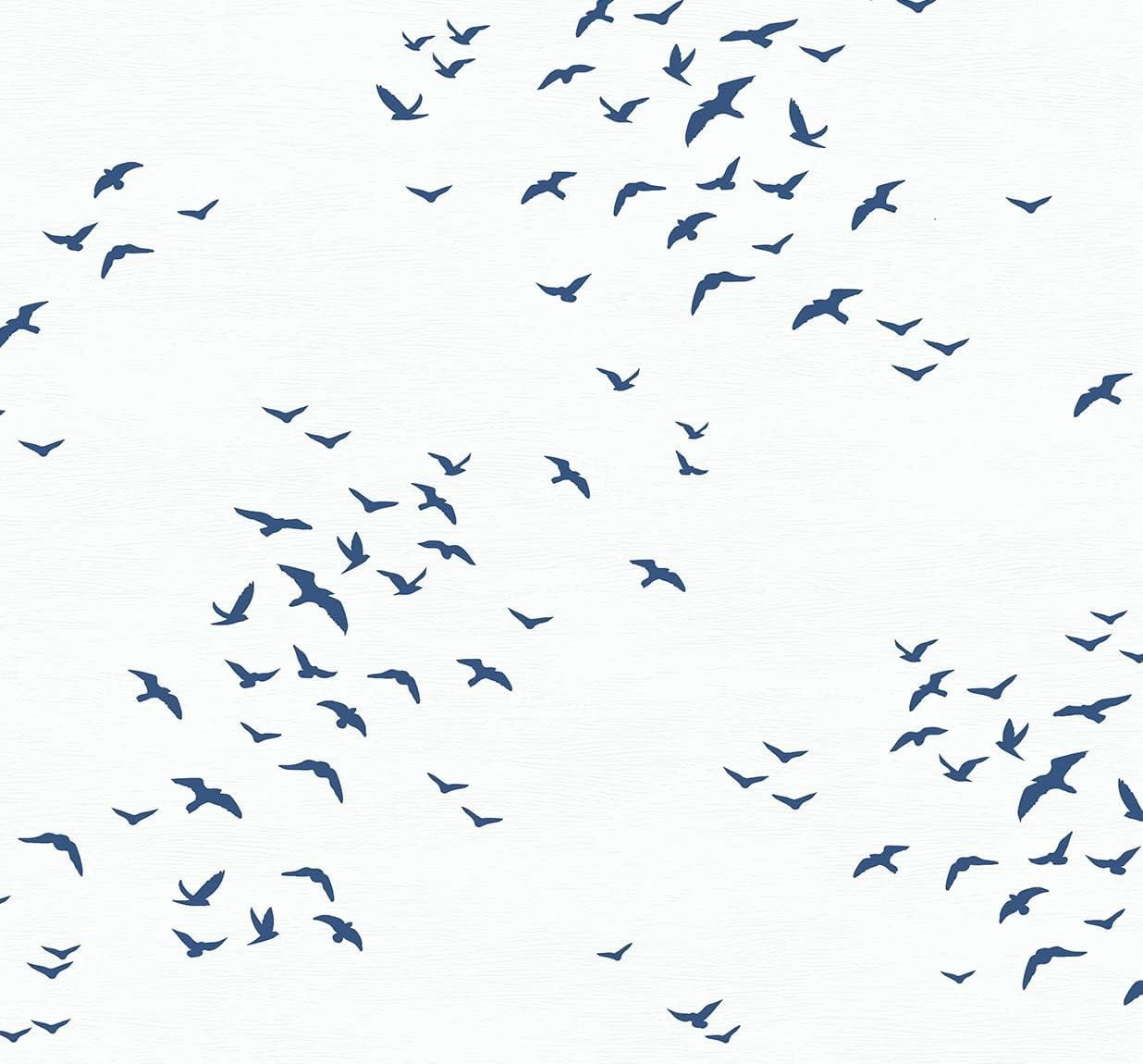 Birds in Flight Peel and Stick Wallpaper