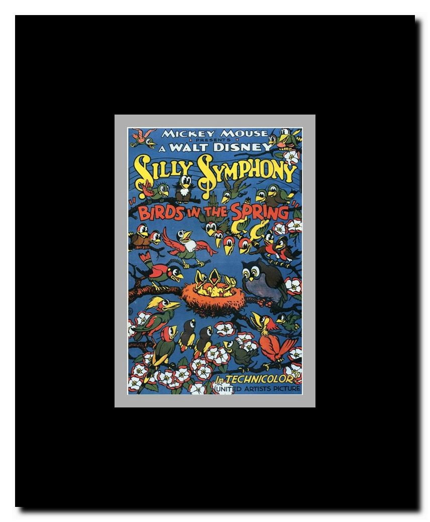 Birds in the Spring Framed Movie Poster