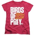 thumbnail image 1 of Birds of Prey & Birds of Prey Logo-Short Sleeve Women T-Shirt, Hot Pink - Large, 1 of 1