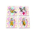 thumbnail image 1 of Birds of Prey Harley Quinn StarFire Prints Glass Coaster Set, 1 of 1