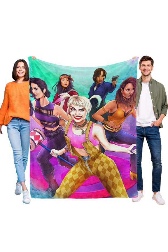 Birds of Prey Throw Blanket Gifts for Fans Lover Girls Boys Women Present Hoodie Him Bed 30"x40"