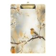 thumbnail image 1 of Birds on Branches 12.5x9in Clipboard, Durable Acrylic with Metal Clip and Wall Hook for Office or Classroom, 1 of 10