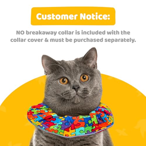 Birdsbesafe® Puzzle Cat Collar Cover Bird Warning Cat Collar