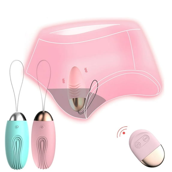 Birdsexy 10 Frequency Invisible Wearable Panty Vibrator Toys for Women Pleasure Jumping Egg with Remote Control, Female Vibrating Egg Personal Massager Pink