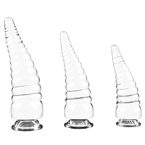 Birdsexy 21cm Anal Plug Sex Toys 360° Suction Cup Anal Plugs for Men and Women, Threaded Octopus-foot Anal Plugs Prostate Massager #Large, Transparent