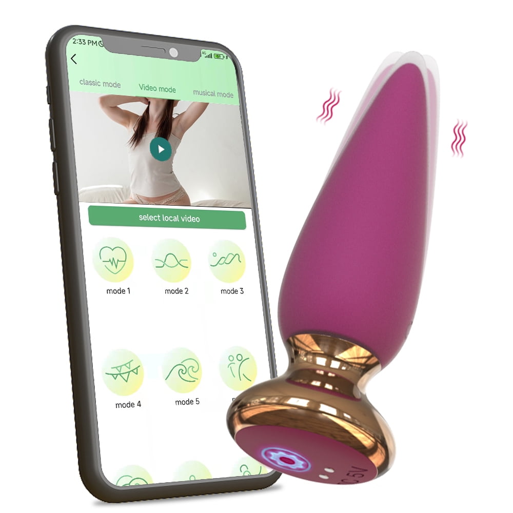 Birdsexy APP Remote Control Vibrating Butt Plug Anal Vibrator 10 Vibration Modes Prostate Massager Adult Sex Toys for Women photo