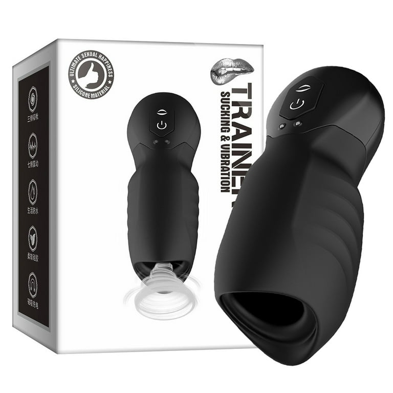 Birdsexy Automatic Male Masturbator Pocket Stroker with 7 Vibrating 3 Sucking Modes Masturbation Cup Adult Sex Toys for Men Black