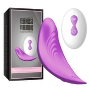 Birdsexy Butterfly Vibrator Toys for Women & Couples, 10 Vibration Modes Wearable Panty Vibrator Female Clitoral Stimulator with Remote Control, Purple