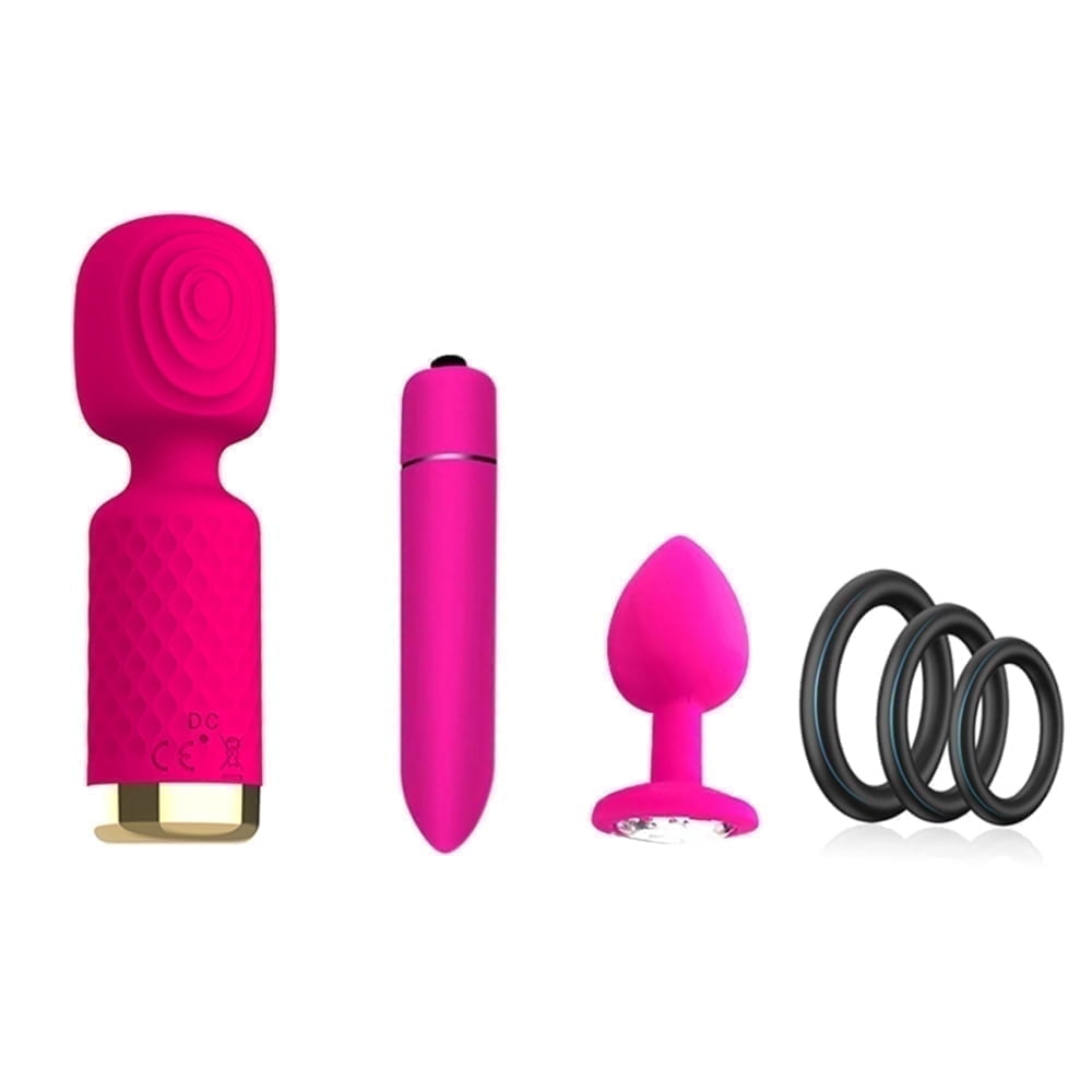 BIRDSEXY Vibrator Set for Couples Toy, Waterproof, Pink 4pcs/set -  Walmart.com