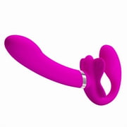 Birdsexy Wearable Double Penetration Vibrator Toys for Women, Waterproof G-Spot Clitorals Stimulator with 12 Vibration Modes for Couple or Solo Pleasure