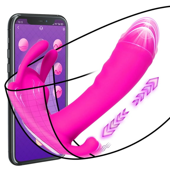 Birdsexy Wearable Panties Vibrator for Women, Female G-Spot Vibrator Personal Massager with App Control, Rose Red