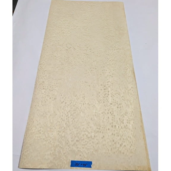 Birdseye Maple composite wood veneer 22" x 44" on paper backer 1/40" thick #1100