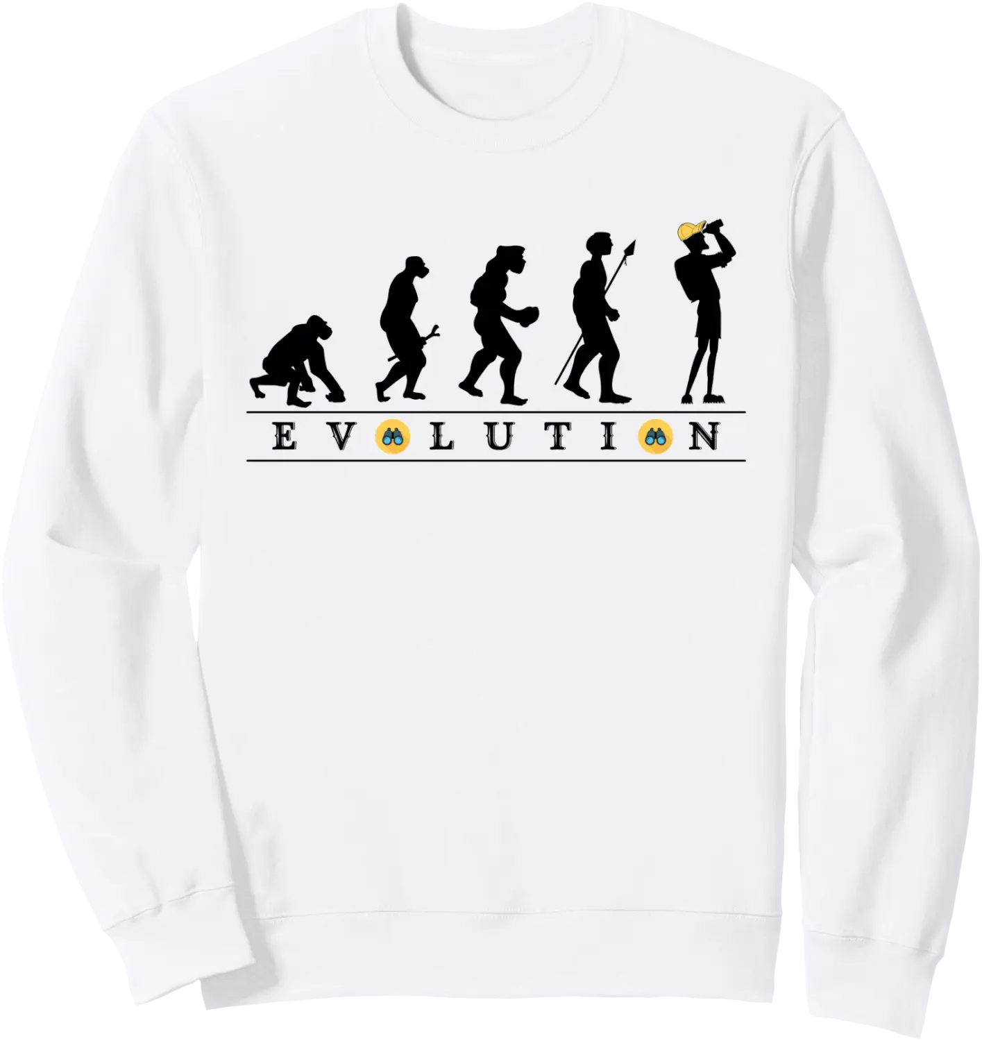 Birdwatcher Evolution Bird Watching For Birding Birder Sweatshirt ...
