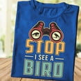 thumbnail image 1 of Birdwatching T-Shirt: Retro Binocular Bird Nerd Gift SWEATSHIRT All Size S-5XL, 1 of 5