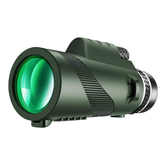 Birdwatching Viewing Scope with Phone Mount, Mini Stand and Coated Lens, Handheld Travel Design for Concert and Sports Day Watching