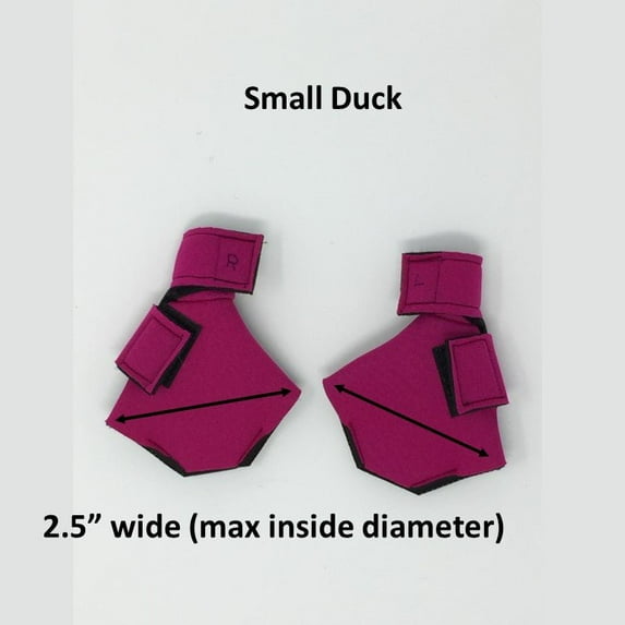Birdy Bootie (Made in USA) Size: Small Waterfowl Pair (2.5" max. inside width), Color: Pink