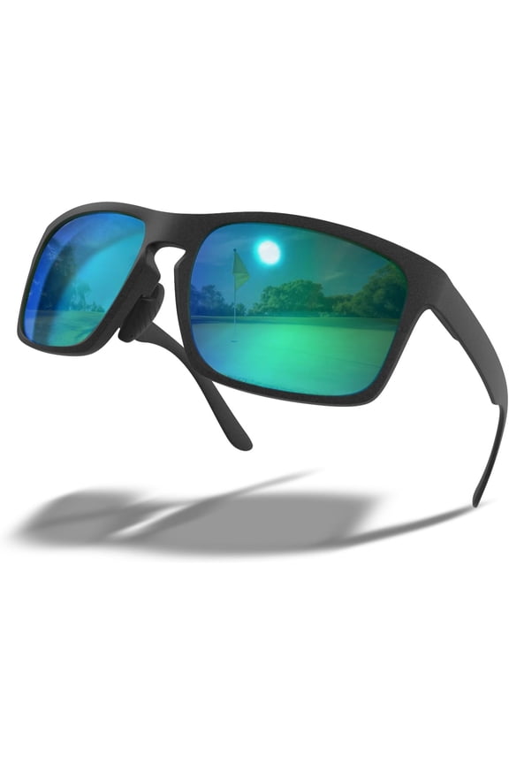 Birdyx(TM) Polycarbonate Red Lenses Polarized Anti-glare Golf Sunglasses  Glasses for Men Women
