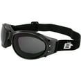 thumbnail image 1 of Birdz Eyewear Eagle Motorcycle Goggles Black Frame with Smoke Lens, 1 of 7