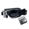 thumbnail image 1 of Birdz Eyewear Condor Padded Motorcycle Goggles with Auto-Darkening Photochromic Lenses, 1 of 6