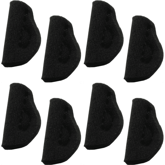 Birdz Eyewear Four Pairs of TE02 Removable Non-Slip Black Neoprene Earlocks for Sunglasses