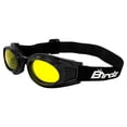 thumbnail image 1 of Birdz Eyewear Kite Motorcycle Goggles (Black Frame/Yellow Lens), 1 of 2