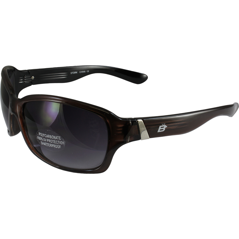 Birdz Eyewear Stork Women's Sunglasses (Black Frame/Grey Gradient Lens) - image 1 of 4