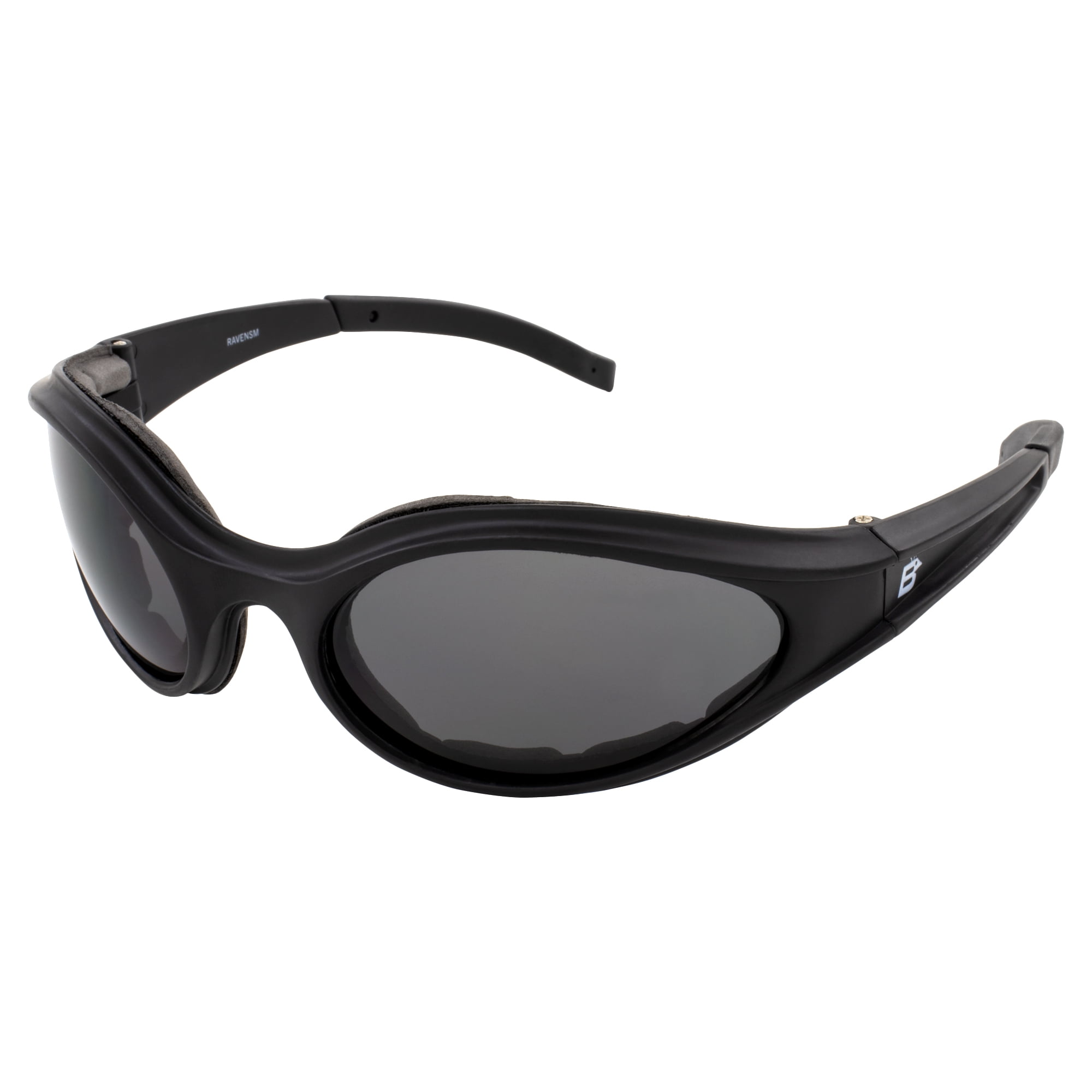 Birdz Raven Smoke Sunglasses Motorcycle Vespa ATV 4 Wheeler Quad Glasses  Shatterproof 