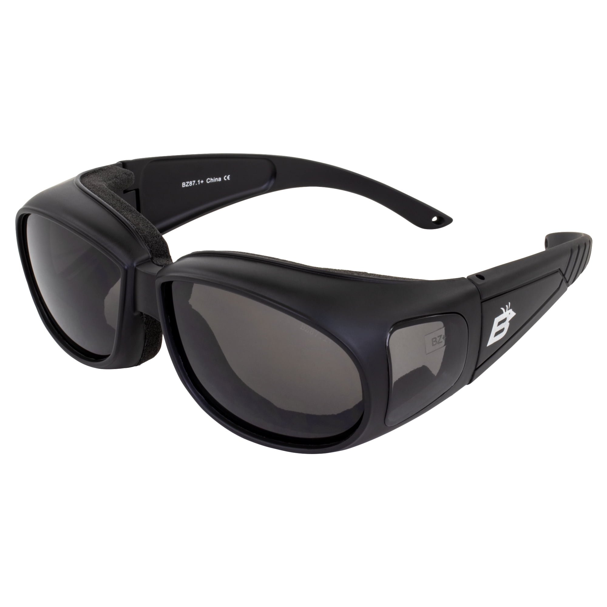 BIRDZ EYEWEAR Birdz Swallow Foam Padded Fits Over Most Eyeglasses Smoke Lenses