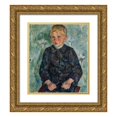 thumbnail image 1 of Birger Simonsson 15x17 Gold Ornate Wood Frame and Double Matted Museum Art Print Titled - Portrait of a Boy (Early 1900s), 1 of 4