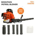 thumbnail image 1 of Birinta 1 Set Leaf Blower Backpack Style 52CC Two-stroke 1.25 KW Adjustable Tube Gas Powered Dust Blower Supplies for Garden Patio Cleaning, Lawn Care, Blowing Leaves and Dust, 1 of 12