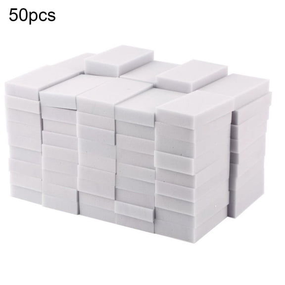 Birinta 50Pcs Multifunctional Rectangle Magic Sponge Eraser Cleaner Home Cleaning Tools