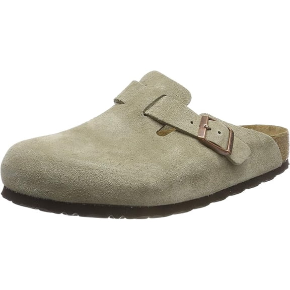 Birkenstock 0560771: Men's Boston SFB Sandals, Taupe