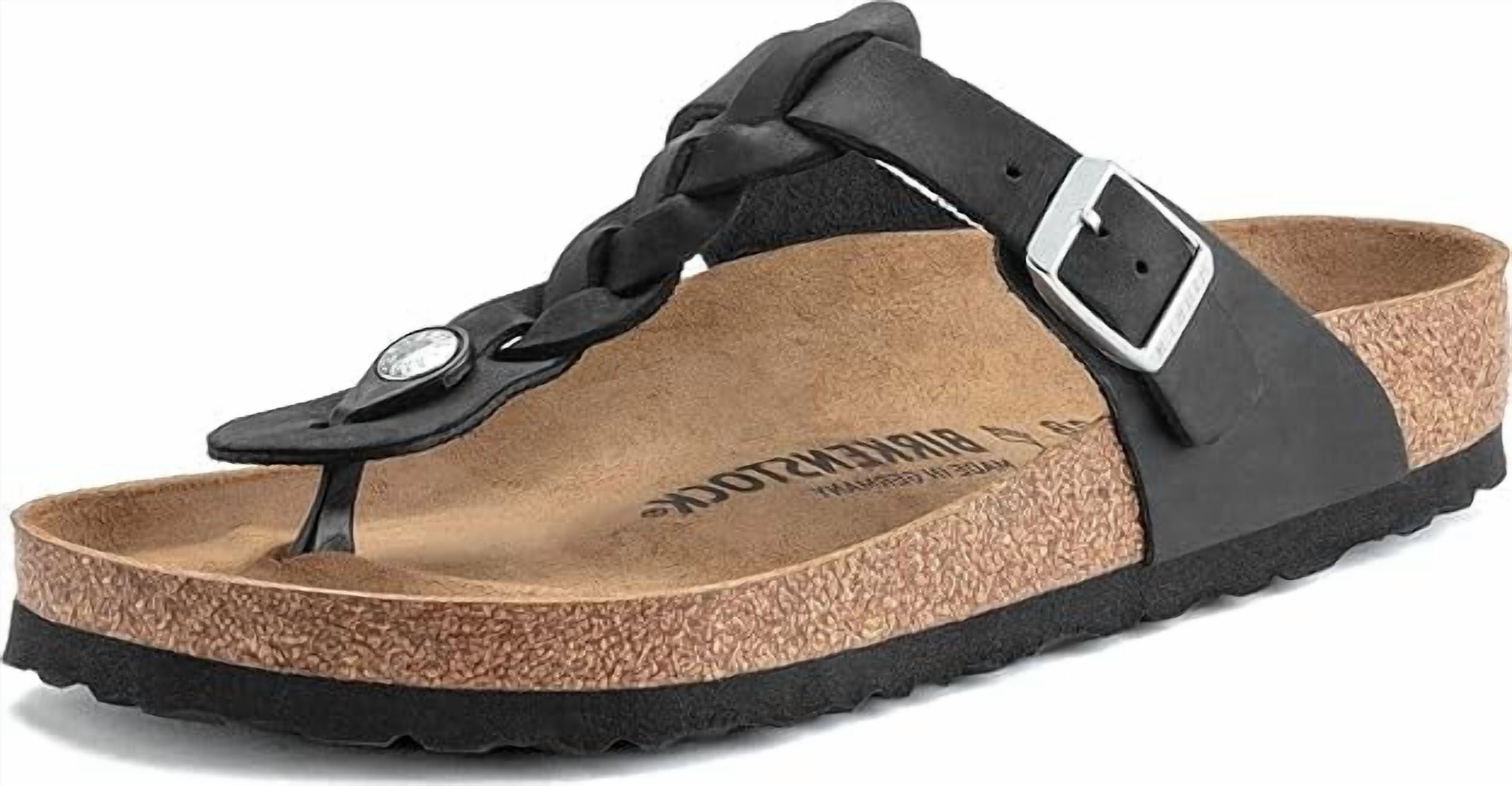 Birkenstock 1021349140 Gizeh Braid Blk Oil LTR R 40