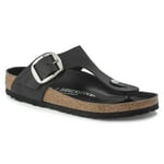 Birkenstock Gizeh Big Buckle - Oiled Leather Black EU 38 (US Women's 7-7.5) Regular