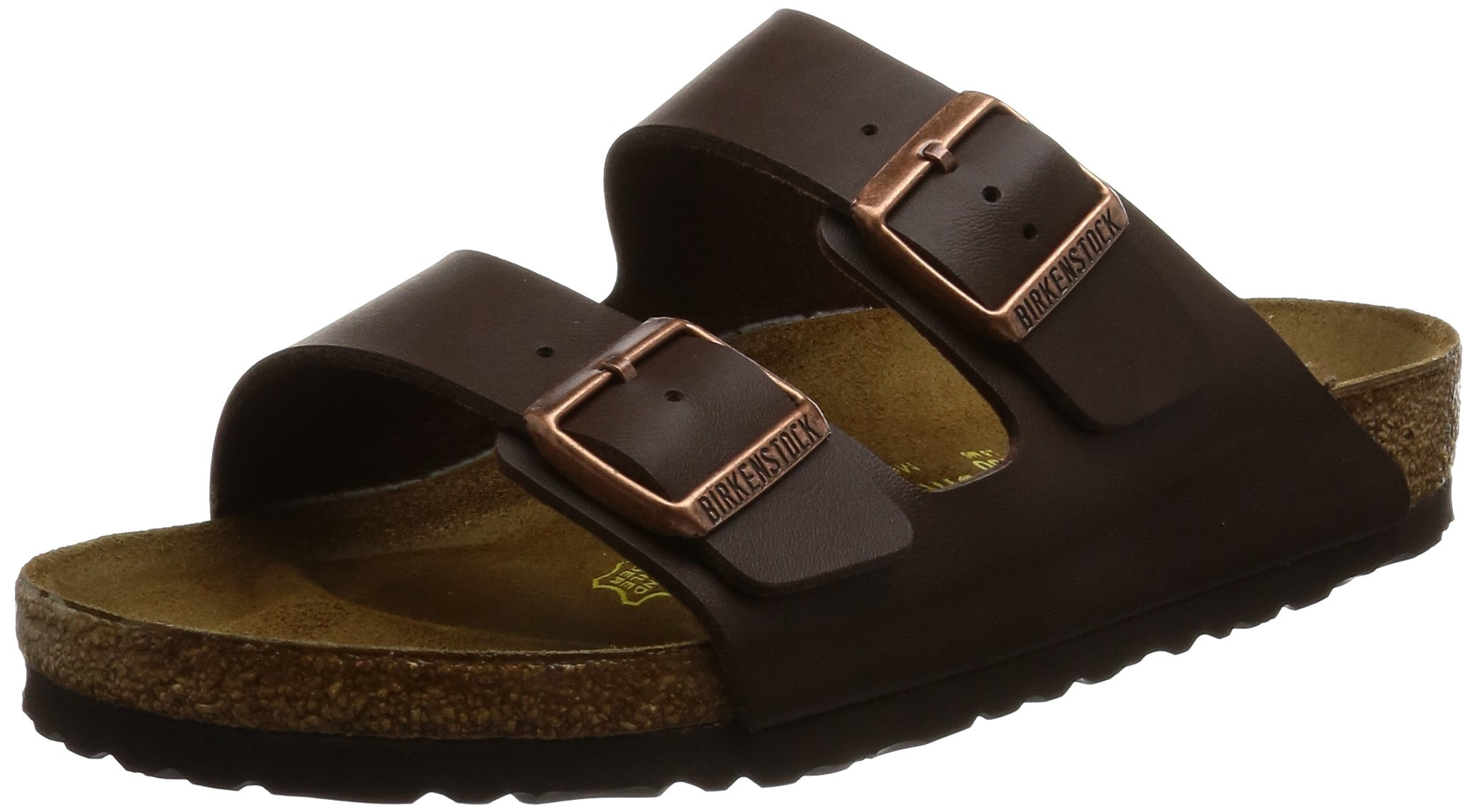 Birkenstock 51793 Narrow Arizona Birko Flor Black Sandals 38 N