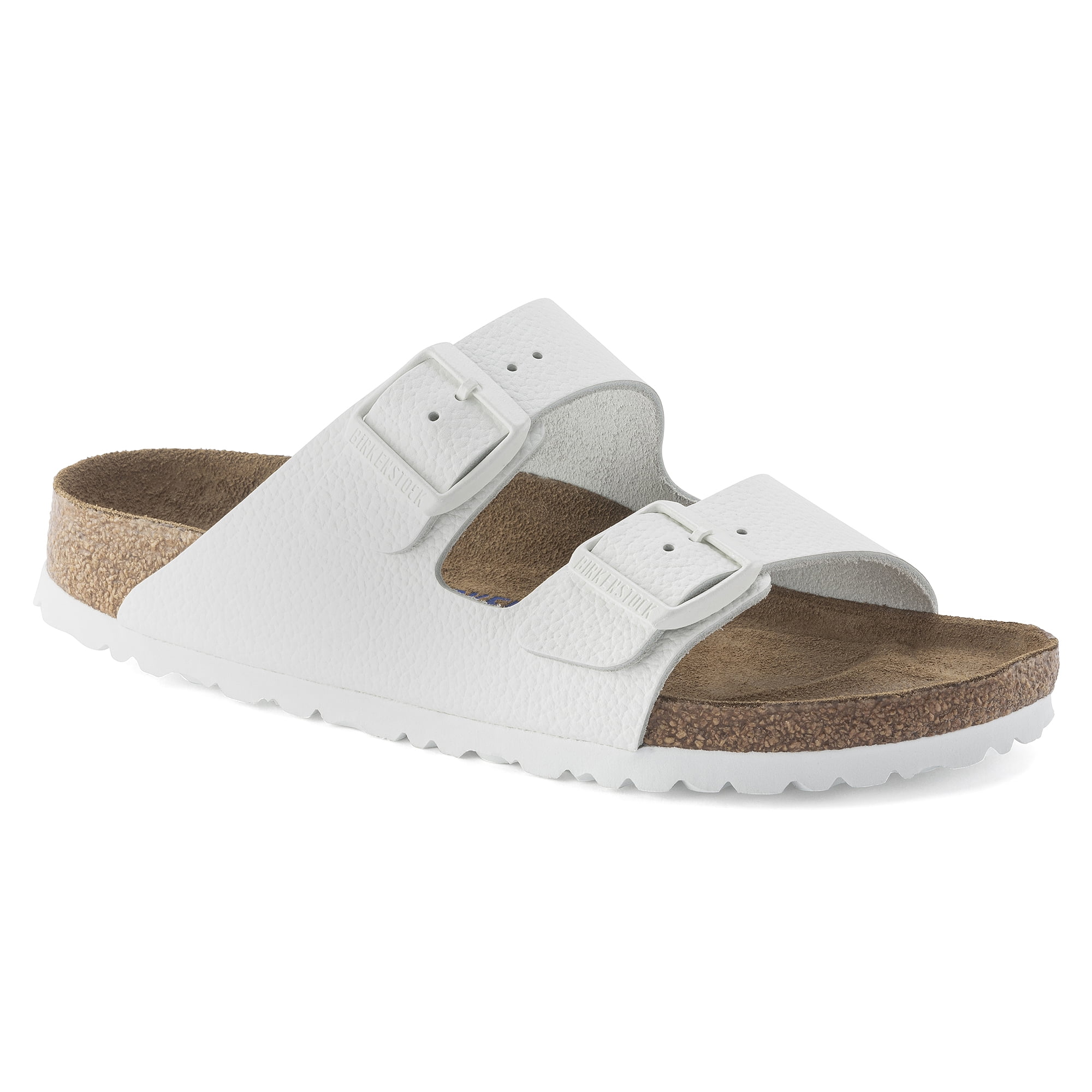 Birkenstock Unisex Florida BS Birko-Flor Graceful Pearl White