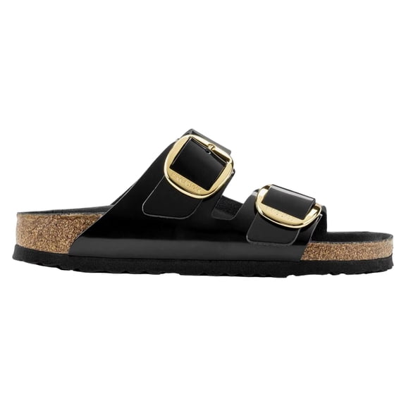 Birkenstock Arizona Big Buckle High-Shine Black 1021476 Women's Size 37