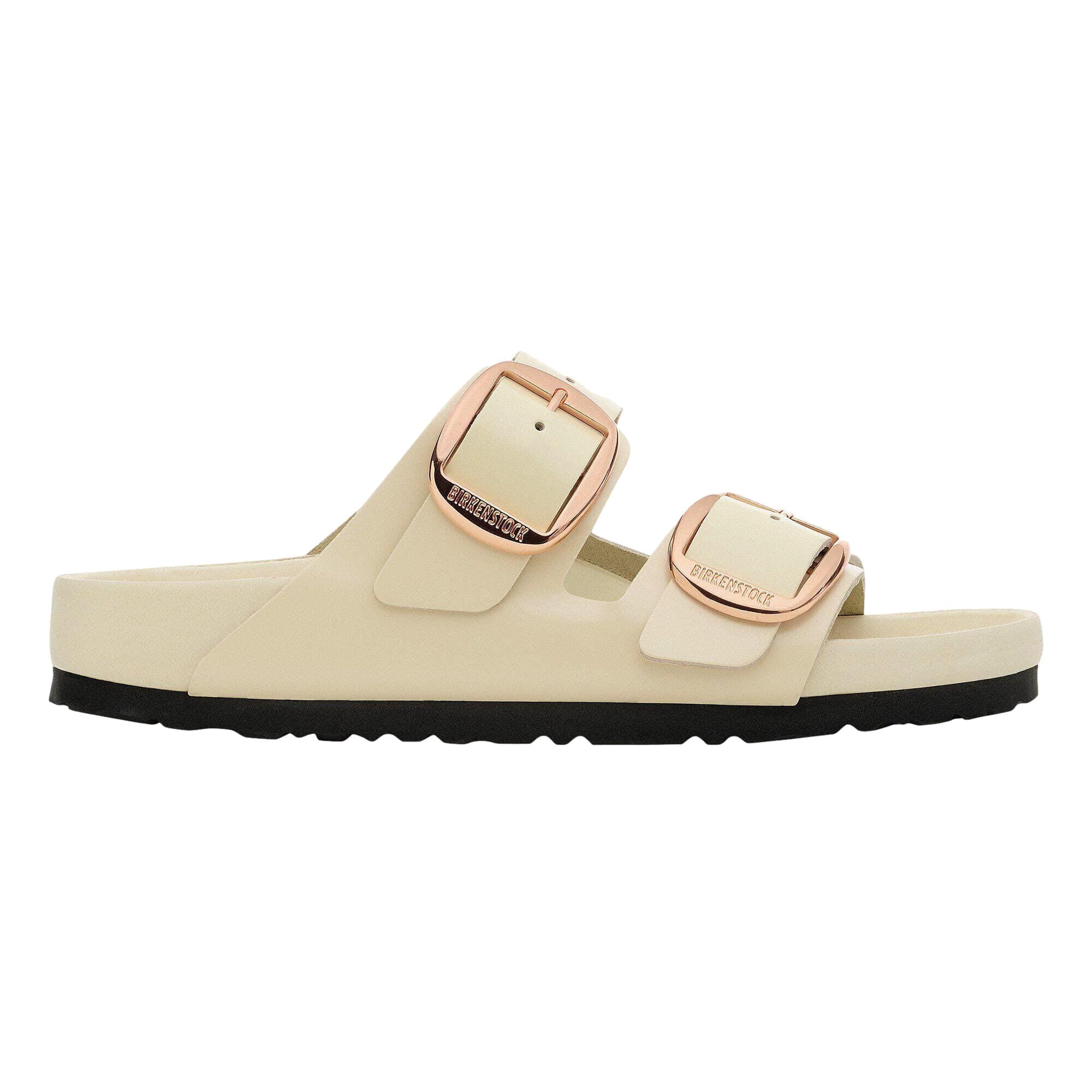 Birkenstock Arizona Big Buckle High-Shine Ecru  1027850 Women's Size 40