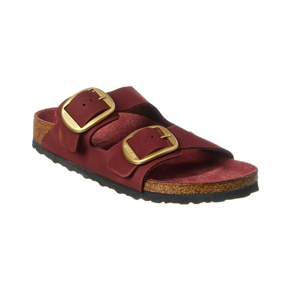 Birkenstock Arizona Big Buckle Narrow Leather Sandal, 42, Red