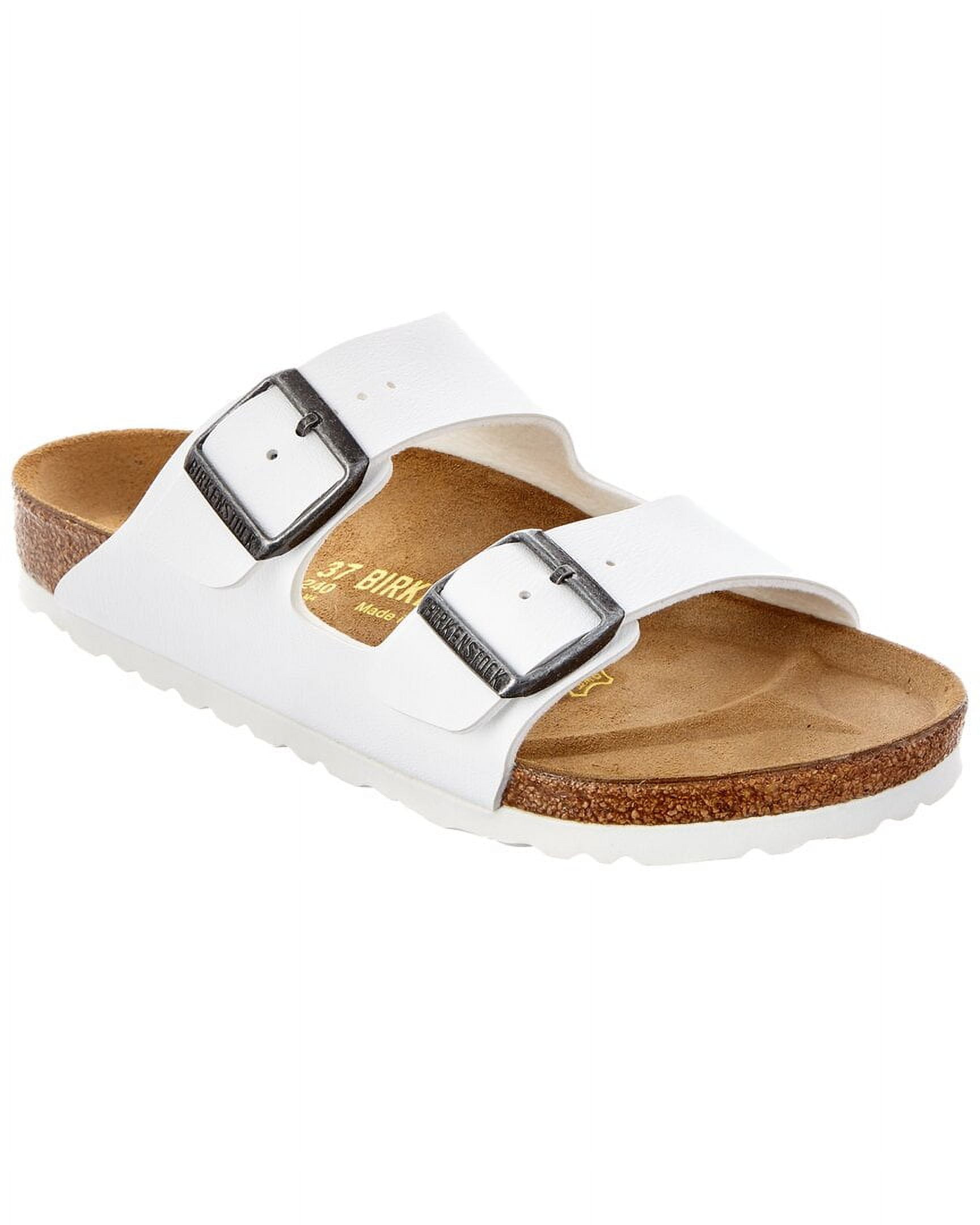 Birkenstock Arizona Birko-Flor Sandal, 45, White - Walmart.com