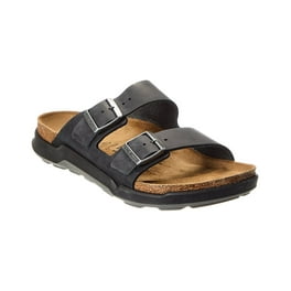 Birkenstock Arizona Soft Footbed Leather Sandal, 45, Brown