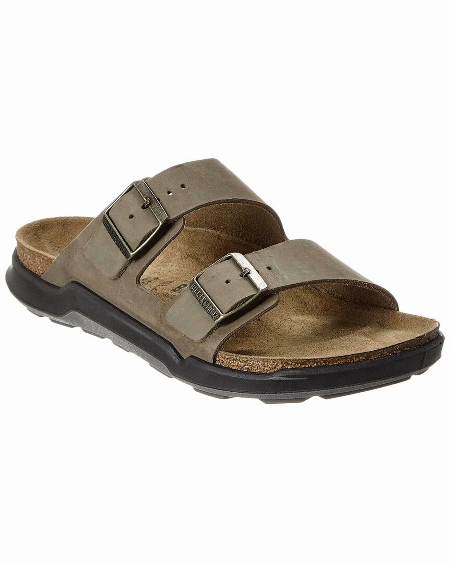 Birkenstock Arizona CT Leather Sandal, 44, Black - Walmart.com