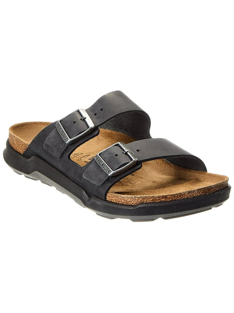 Black Arizona Birkenstock, size 44 Arizona Soft Footbed Oiled Leather in Color Black  main image 3