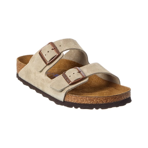 Birkenstock Arizona Leather Sandal, 42, Grey