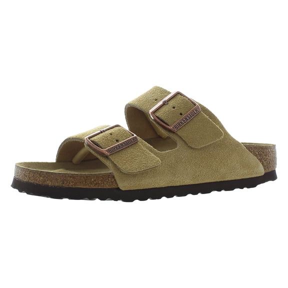 Birkenstock Arizona Narrow Unisex Shoes Size 3, Color: Desert Soil Latte Cream
