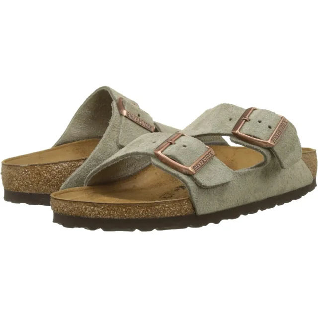 Birkenstock Arizona Narrow Unisex Sandal Size 3, Color: Taupe