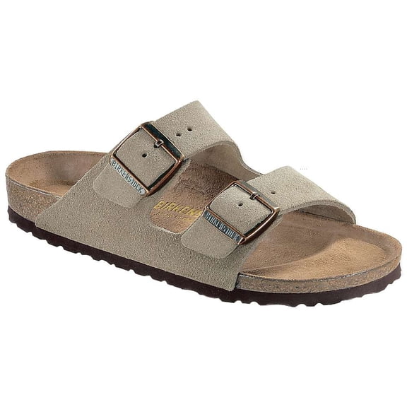 Birkenstock Arizona Soft Footbed Suede Leather Sandals - Taupe 0051461
