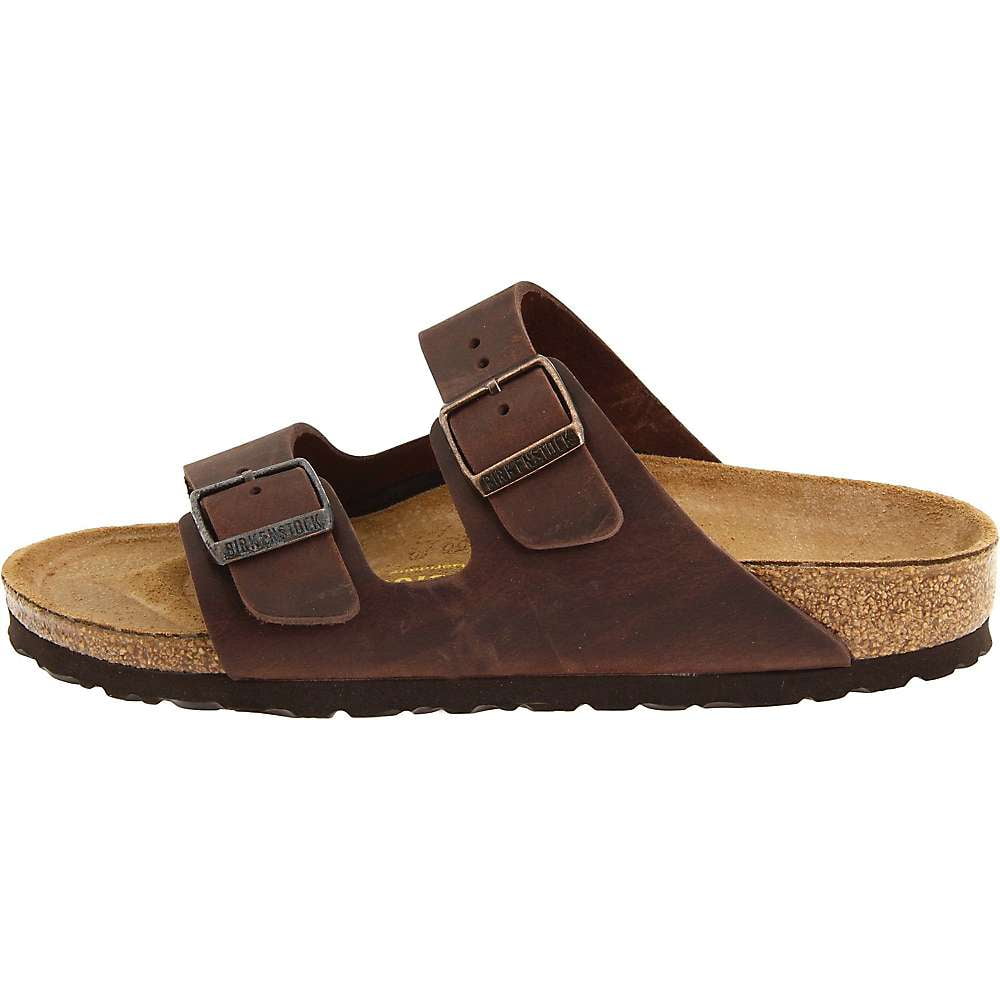 【関税&送料込】Birkenstock Caramel Leather Arizona Slippers Birkenstock Arizona Soft Footbed Sandal, Oiled Leather, Cork