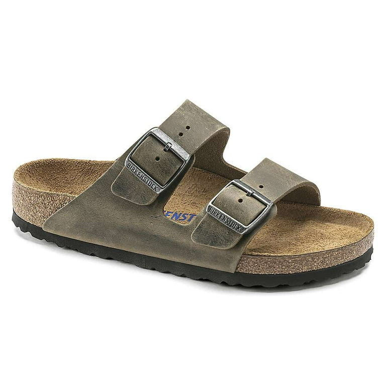 Birkenstock Arizona Soft Footbed - Leather (Unisex) Khaki